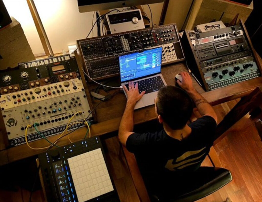 music-production-london-macbook